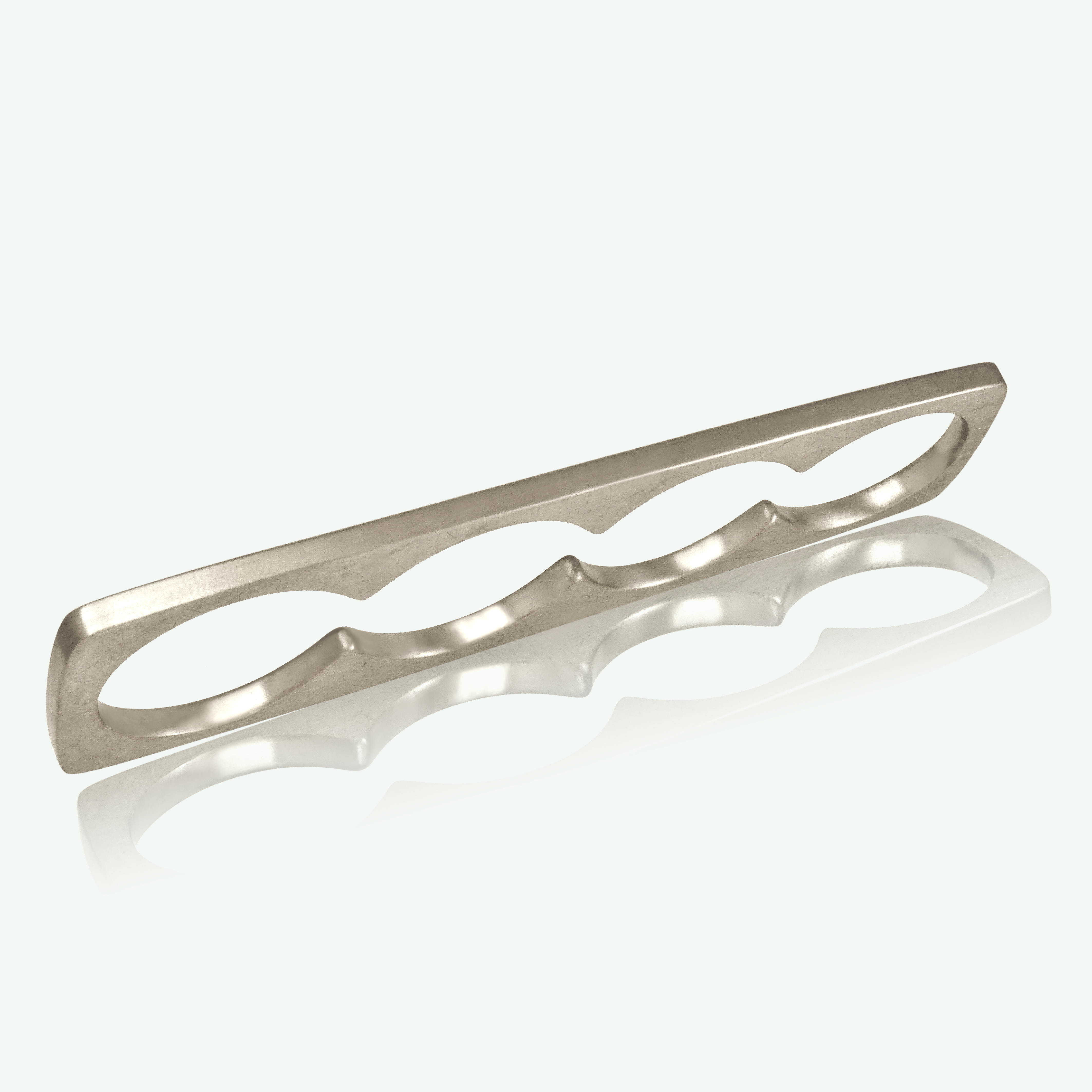 4-fingers ring in titanium